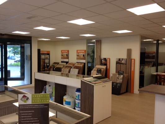 showroom opgeleverd