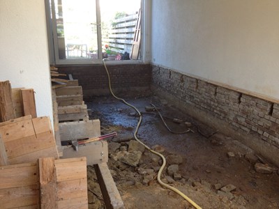 bestaande houten vloer