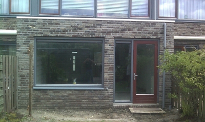 aanbouw gereed